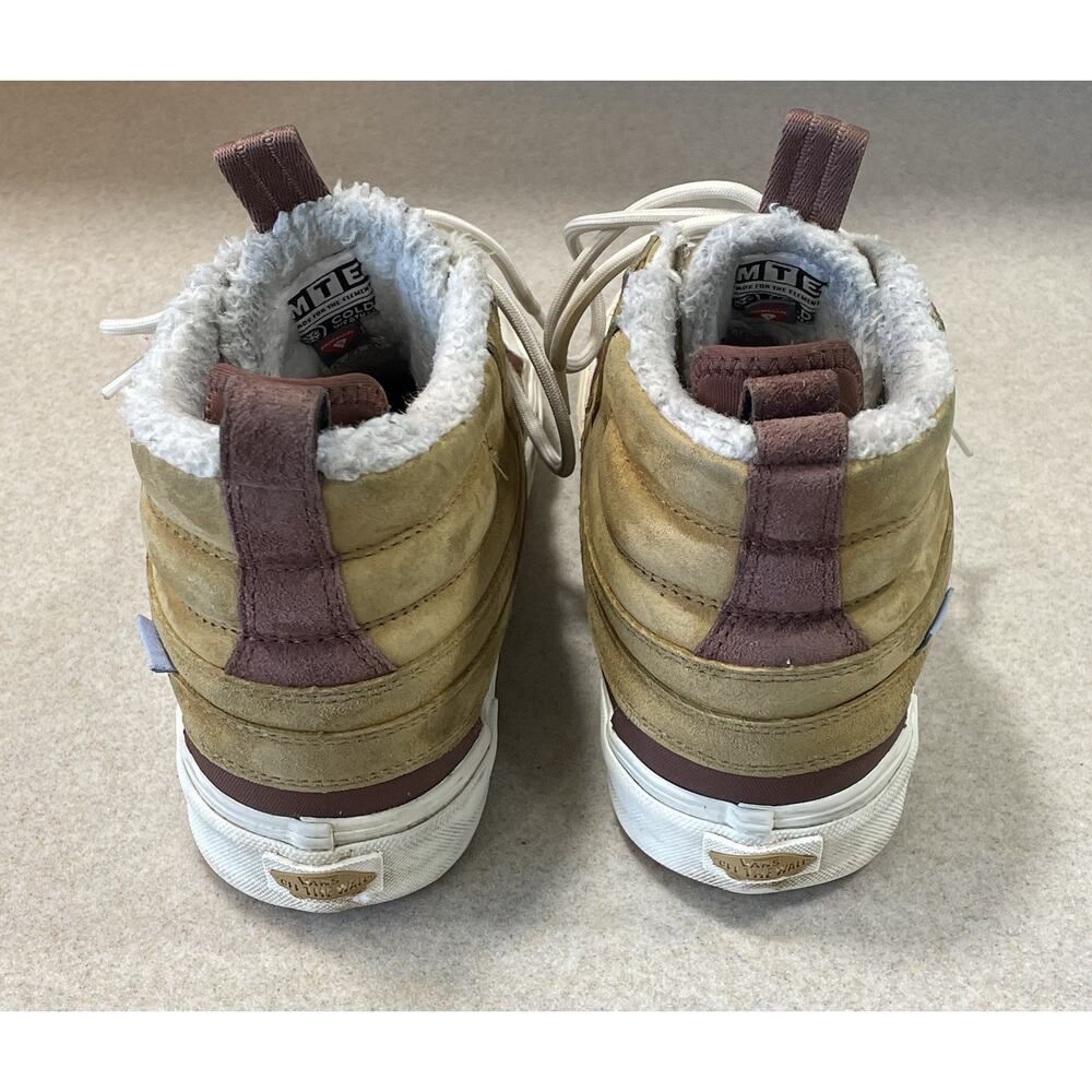 VANS Sk8-Hi Del Pato MTE-2 Utility/Duck Boots Men’s 7.5 -Women’s 9 Tan Suede - Picture 3 of 13